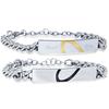 Mode Echte Liebe Paar Armbänder Gelenk Edelstahl Schmuck Anhänger Liebhaber Geschenk Herz Puzzle Armbänder Hochzeitszubehör
