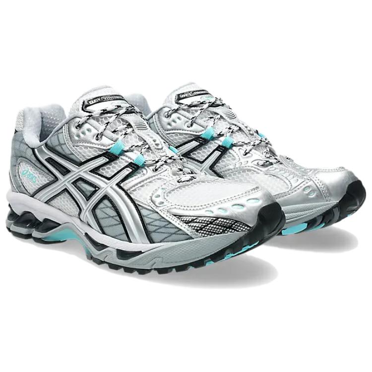 Asics Gel Nimbus 10.1 White Piedmont Grey Aqua Unisex Sneakers 1203A543-105