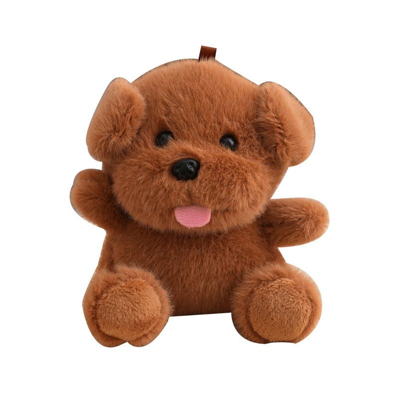Long Hair Plush Dog Keychain With Soft Pp Cotton Filling For Kids And Adults