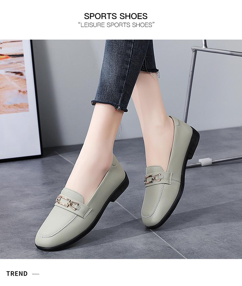 2026 Women's New Spring Low-Cut Genuine Leather Flats - Soft Sole, Main Recommended
