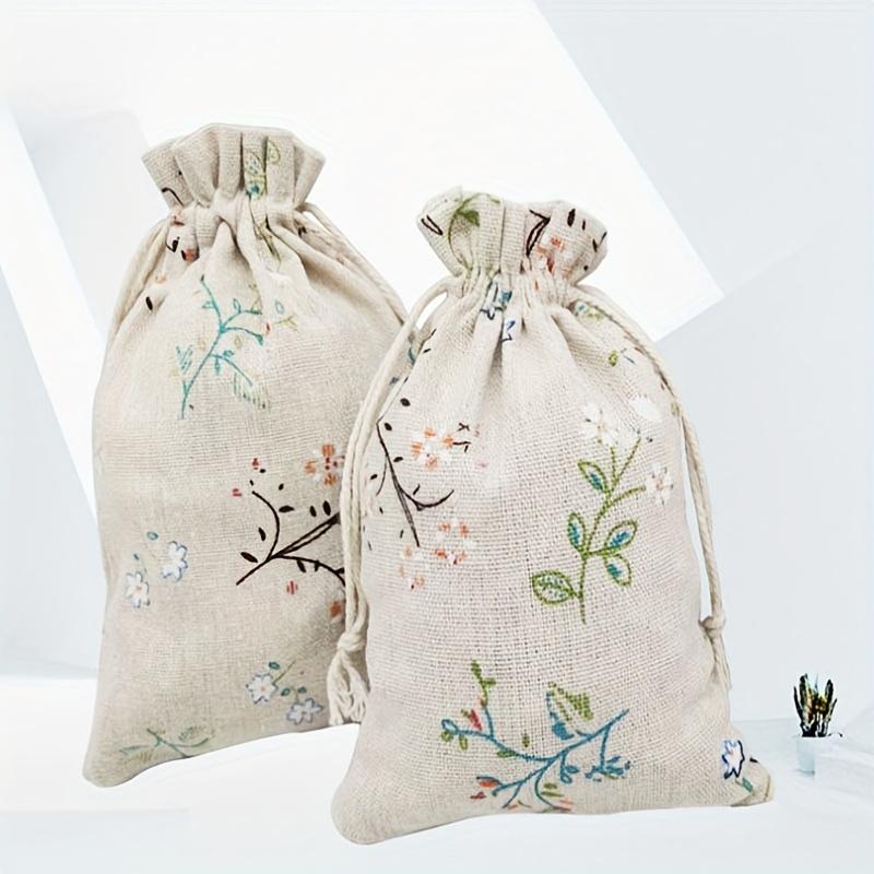 30pcs Reusable Rustic and Chic Packaging Drawstring Gift Bags - Perfect Decorative Supplies for Any Occasion