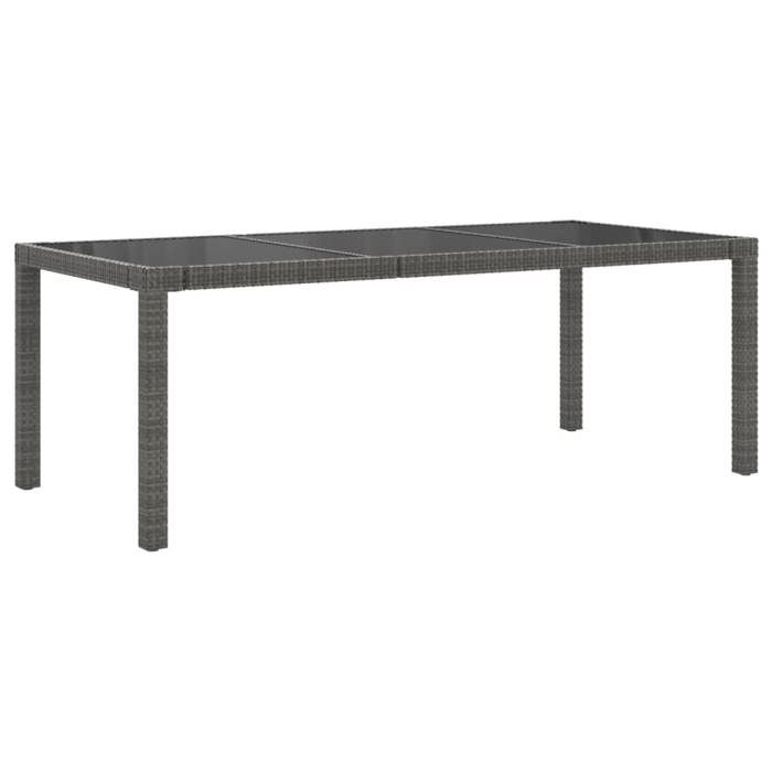 Maison Exclusive - Ensemble à manger d'extérieur 7 pcs et coussins Résine tressée