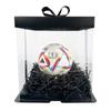 adidas Size 1 Soccer Ball TPU Seamless Thermal Bonding Unisex White/Sky Blue/Neon Red/Yellow H57793