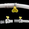 White Drain Hose Pipe Inlet Extension Tube Drainpipe for Faucet Accessories Washing Machine Water Pipe Home Improvement