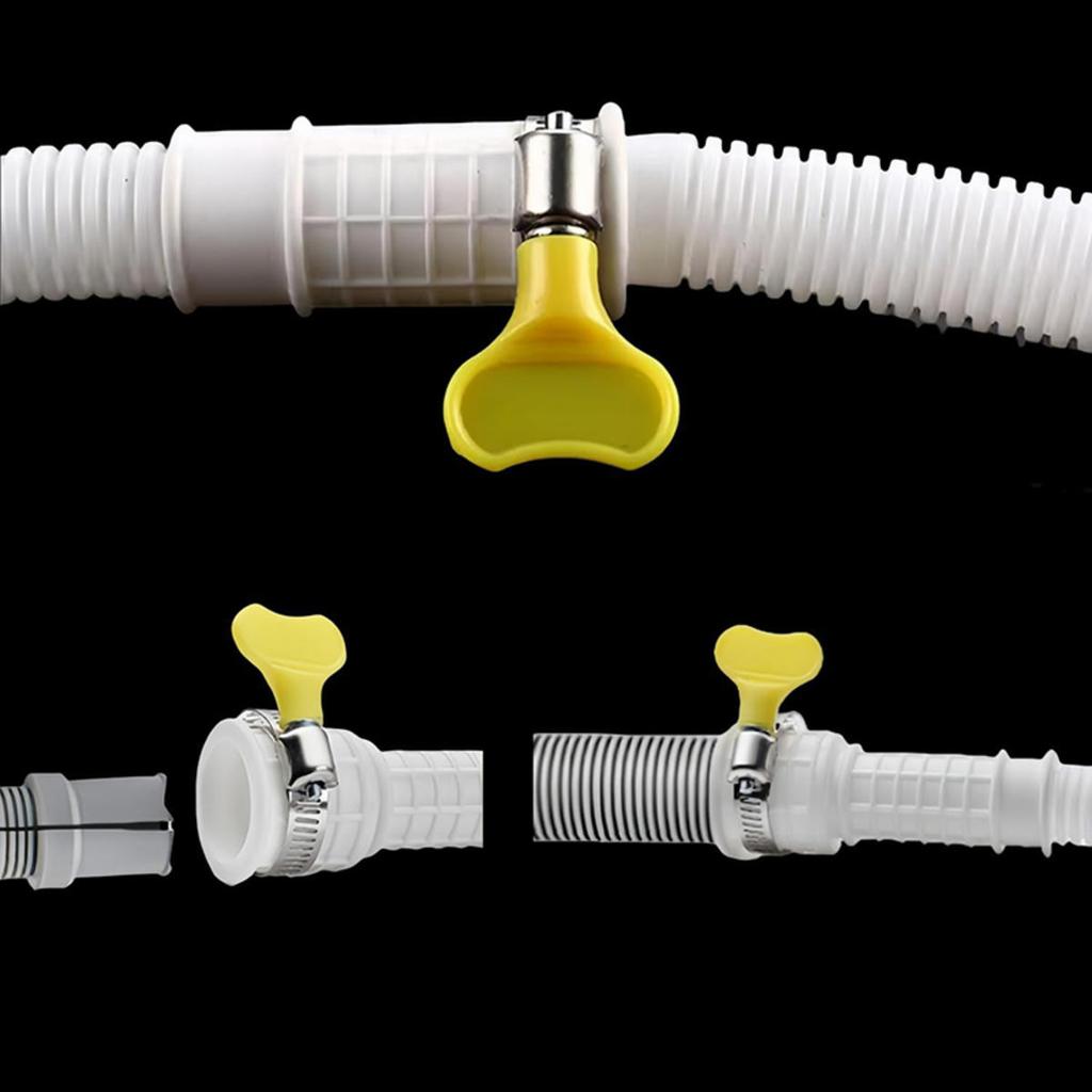 White Drain Hose Pipe Inlet Extension Tube Drainpipe for Faucet Accessories Washing Machine Water Pipe Home Improvement