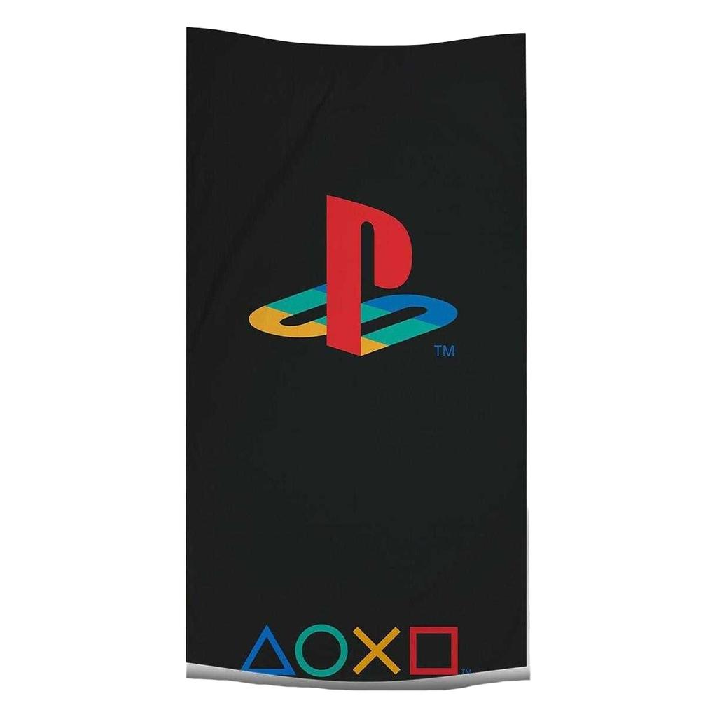 Playstation Retro Logo Bath Towel