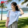 Women's Ice Silk Round Neck T-shirt