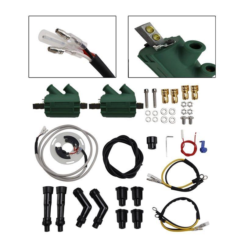 Popular Ignition Coil Kit DS2-1 Electronic For Kawasaki KZ900 Z1 KZ1000 KZ1100 GPZ ZX900 Ninja 1975-1990 Ignition Systems