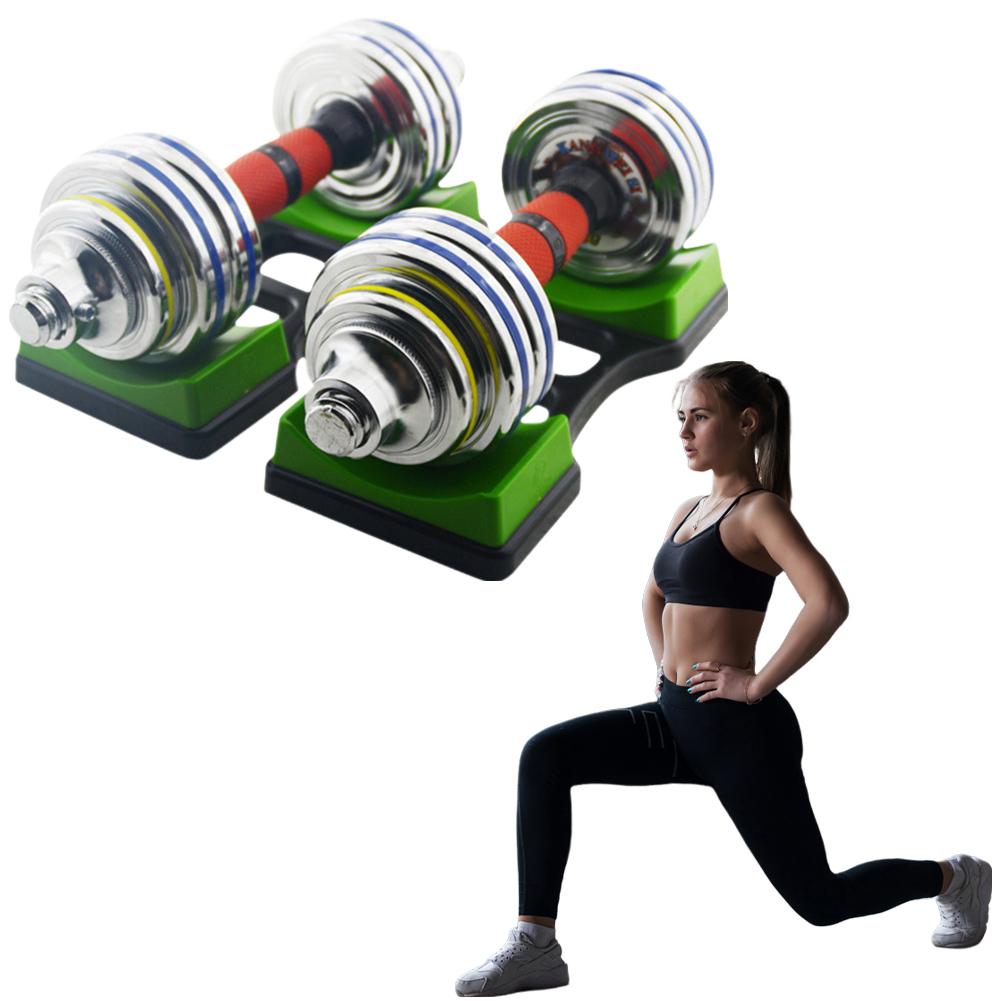 2Pcs Dumbbell Storage Frame Stand Floor Protection Dumbbell Holder Heavy Duty Dumbbell Storage Rack Home Gym Equipment spain