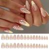 French False Nails Long Almond Nail Tips New Press On Nails  DIY