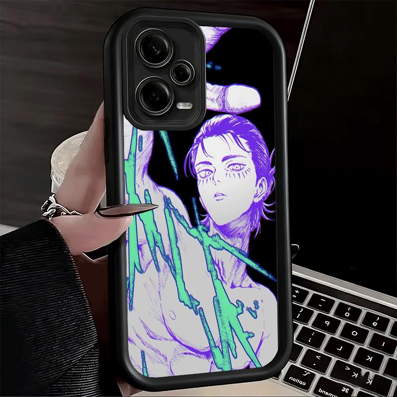 Phone Case for Xiaomi Redmi Note 15 14 13 Pro Plus A-Attack On T-Titan Eren Yeager Shell 12S 11 11S 11T 5G 14S Soft Silicone Fun