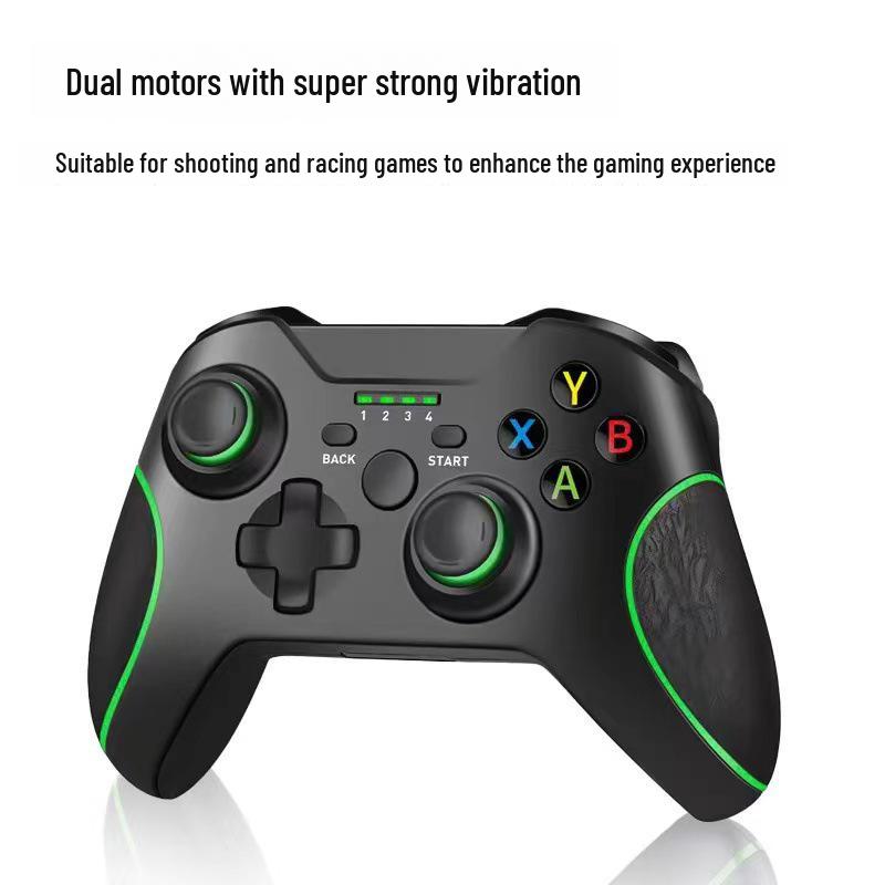 2.4G Wireless Dual Vibration Game Controller for PC/TV - Steam-Compatible Black Myth Wukong Edition