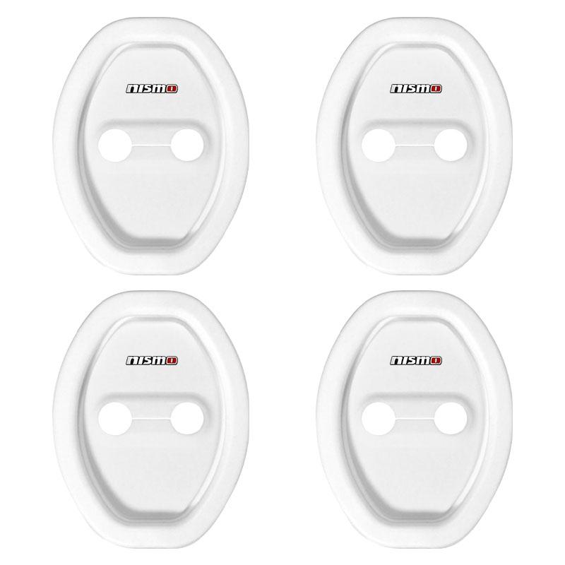 4 Stück Auto Türstopper Abdeckung Türschloss Schutzabdeckungen Styling Für Nissan Nismo Qashqai j11 j10 Juke X Trail t32 Tiida Leaf