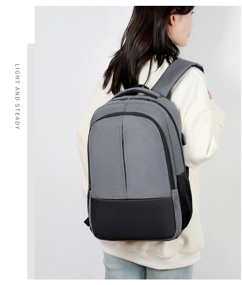 Men's Large Capacity Cross-Border Business Laptop Backpack for Travel and Commute