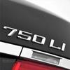 3D ABS Old Numbers Letters 730Li 740Li 745Li 750Li 760Li ABS Emblem for BMW 7 Series Car Trunk Nameplate Logo Sticker XM2