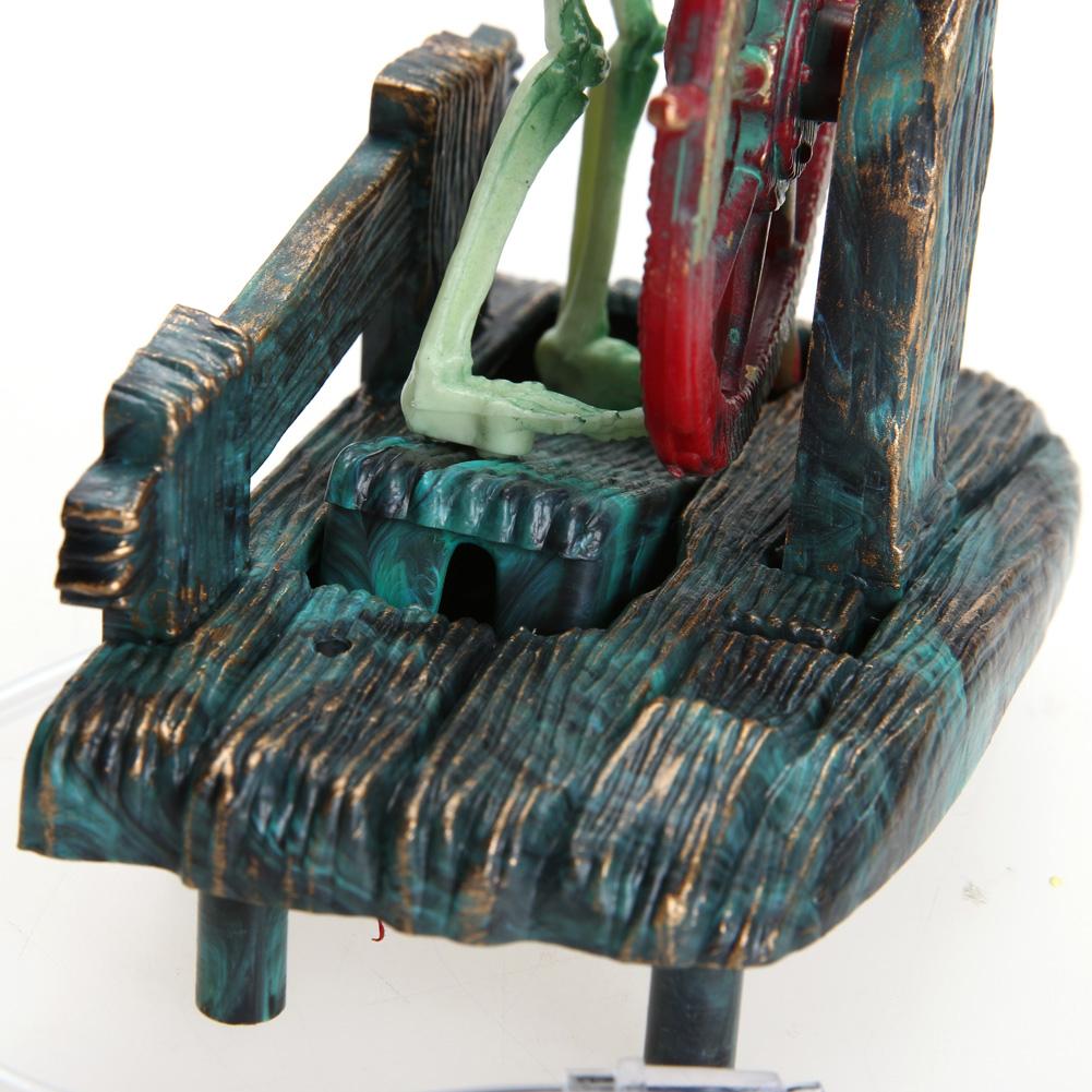 Pryskyřičná Dekorace Akvária Ozdoba Lebka Pirátský Kapitán Životná Jemné Barvy Netoxická Krajinné Ozdoby