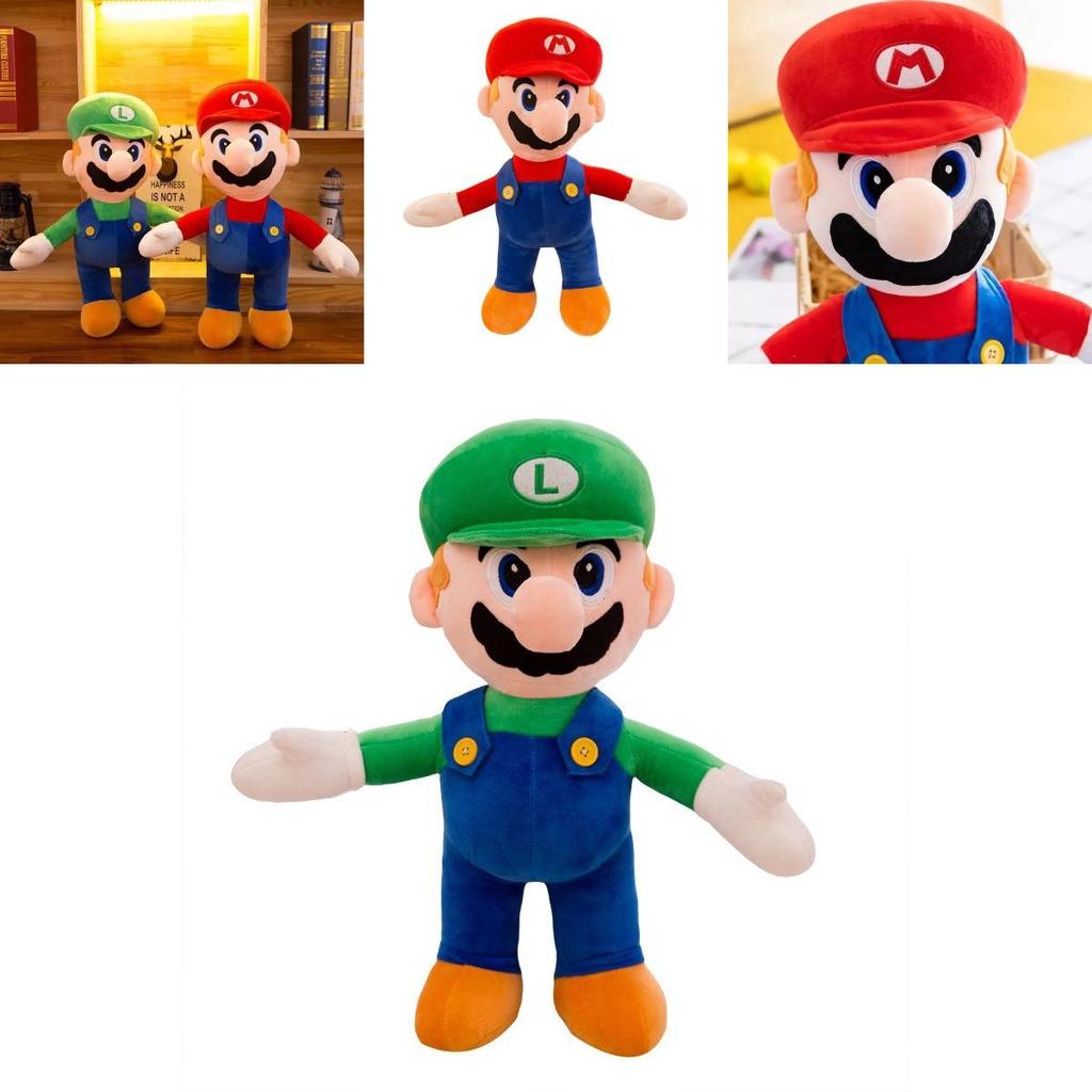 Entzückendes Mary Plüschtier Cartoon Mario Puppe Kissen für Kinder Geburtstagsgeschenk