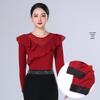 2026 Women's Sequin Ruffle Leotard - High-End Spring/Summer Figure Training & Etiquette Outfit