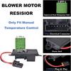 HVAC Blower Motor Resistor Compatible With 1999-2006 Chevy Silverado GMC Sierra 1500 2500 3500 2000-2002 Yukon XL Blower Motor Fan Resistor Replaces#