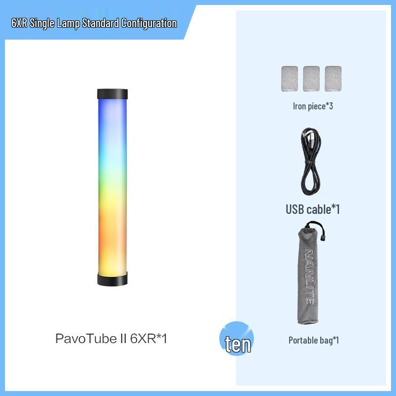 

Nanlite PavoTube 6XR RGB LED Light Stick - Creative Pixel Handheld Fill Light
