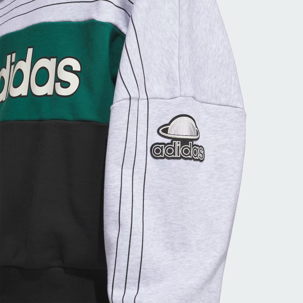 adidas Originals Varsity Color Block Crewneck Long Sleeve Sweatshirt Unisex Sweatshirt KG9169