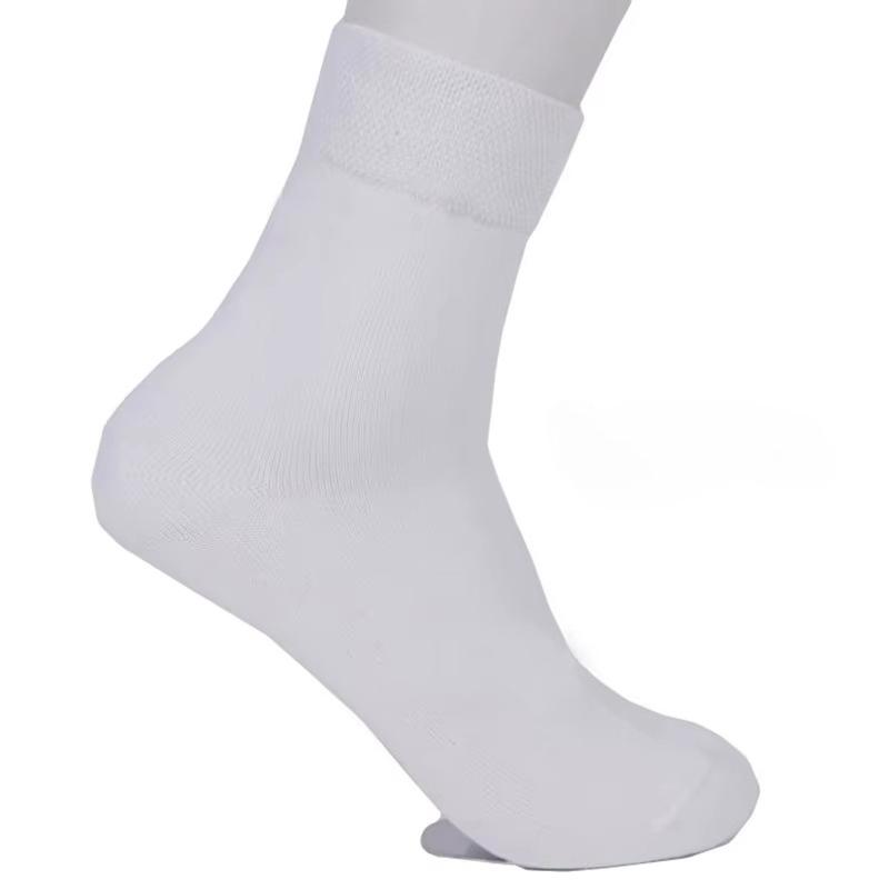 1Pairs/ Lot Men's Casual Socks  Cotton Socks Ankle Socks for Businessmen Men Fall Winter (Color: Black/White/Grey)