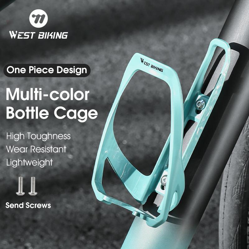 

WEST BIKNG Cycling Water Bottle Cage Multicolor Bottle Bracket Lightweight One-piece MTB Road Bike Bottle Cage Drink Cup Stand розовый