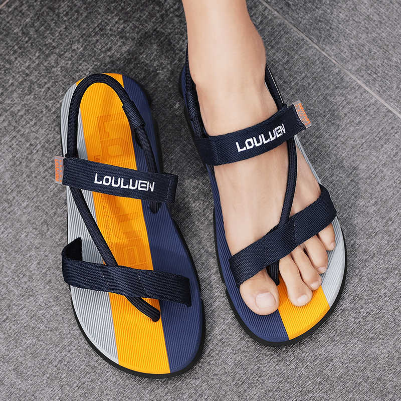 Fashion Does Not Slip Backless Sandals Men Bath Shoes Men's Slippers Home Sneakers Sports High End Pretty Team Losfers Comfortable
