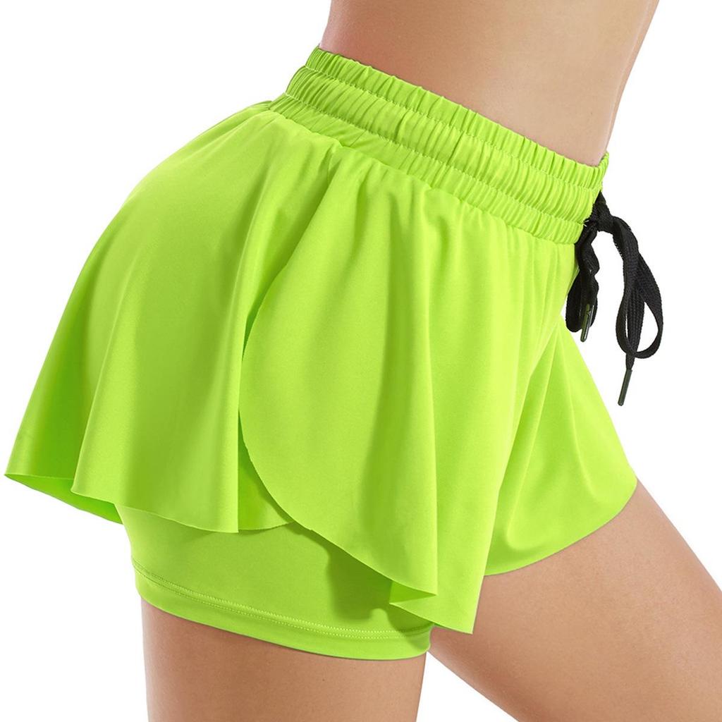 Women's Quick-Dry Cross-Border Yoga Shorts for Summer: Anti-Exposure Fitness & Marathon Running Pants