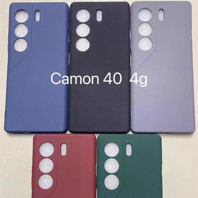 Für Tecno Camon 40 4G Schlanke Matte Sandstein Weiche Handyhülle für Für Tecno Camon 40 Pro 5G Camon40 Silikon Anti-Rutsch Rückseite