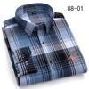 New Autumn Winter Fashion Plaid Flannel Long Sleeve Shirts For Men Plus Size Cotton Warm Clothing Business Smart Dress Shirts