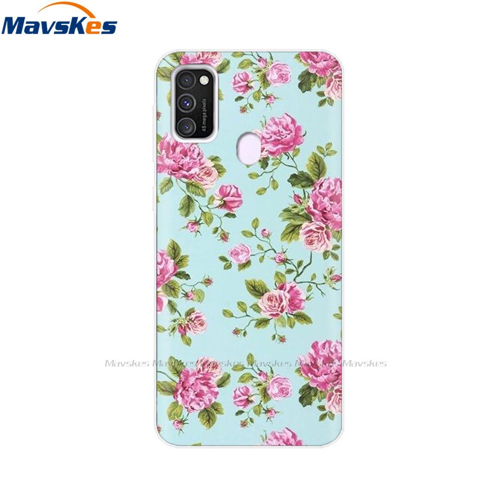 For Samsung Galaxy M21 Case Back Cover Soft Silicone TPU Phone Case For Samsung Galaxy M20 M21 M30 M30s M31 Case Cover Bumper