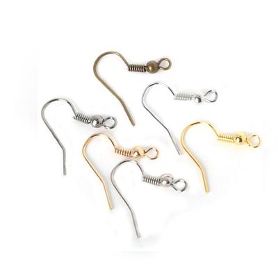 200 sztuk/partia 20x22mm Irony Charm Ustalenia Kolczyki Zapięcia Haki Armatura DIY Akcesoria Do Tworzenia Biżuterii