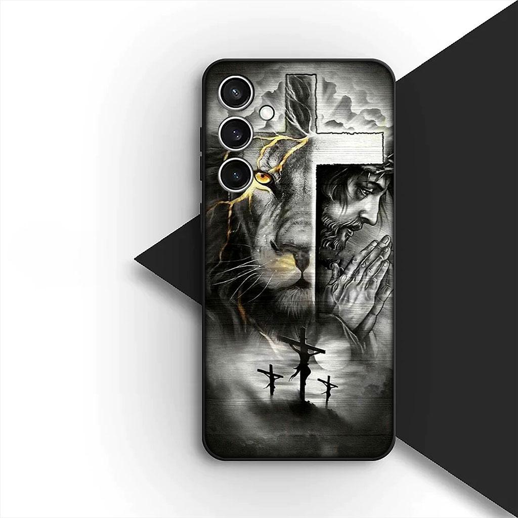 God Christian Jesus Judah Christ Phone Cover Case for Motorola Moto G86 G57 E14 E15 G14 G34 G35 G84 G24 A54 G15 Power E22 Casing