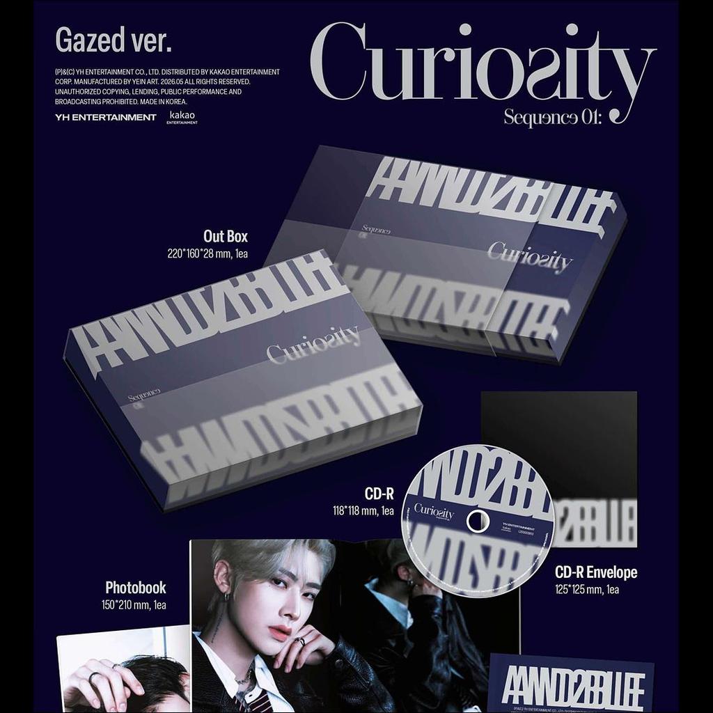 AND2BLE [Sequence 01 Curiosity] 1st Mini Album (Unnatural ver. / Gazed ver. / Break ver.) + Free Gift