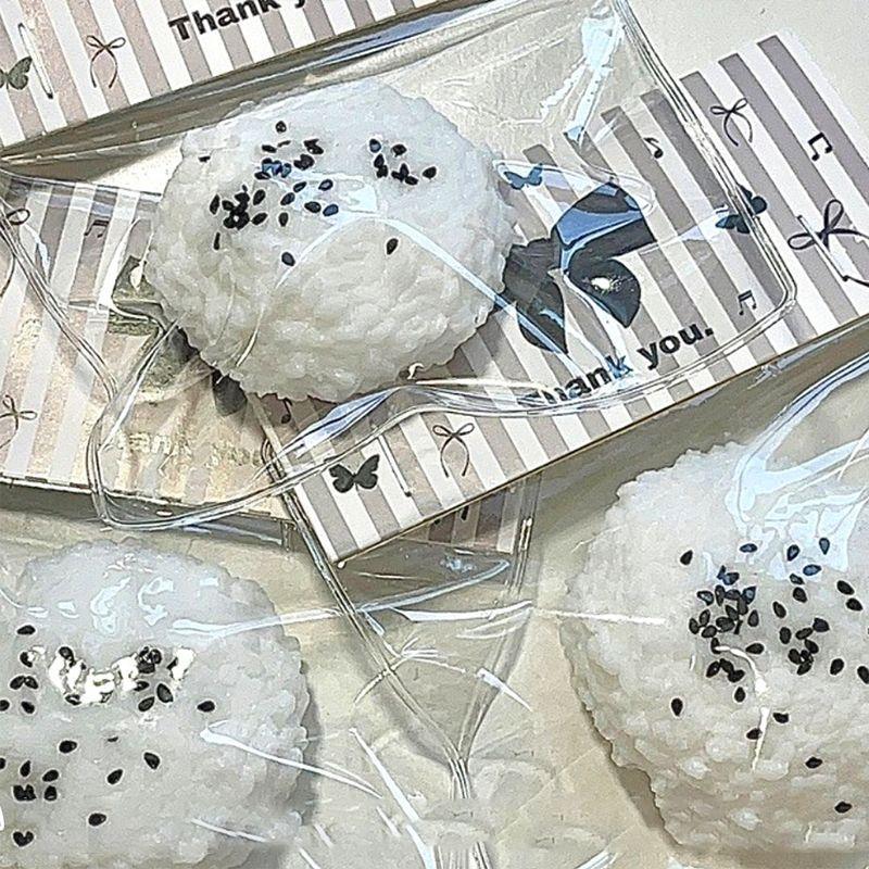Dreiecke Sesam Reisbällchen Sushi Silikon Elastische Kneifen Fingerspitzen Zappeliges Spielzeug Erwachsene Stressabbau Kdis Geschenke Squishy Spielzeug
