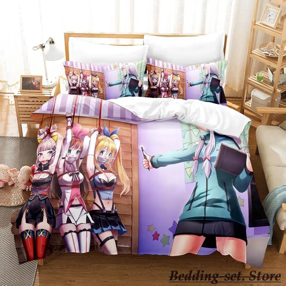 Sagiri Izumi Anime Bedding Set Single Twin Full Queen King Size Duvet Cover for Adult Kid Bedroom Decor