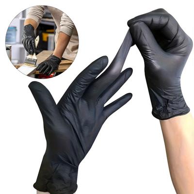 Einweg-Nitrilhandschuhe Hohe Elastizität Puderfrei Latexfrei Handschuhe für Lebensmittelhandhabung Reinigung & Industriellen Einsatz Tattoo Friseurwerkzeuge