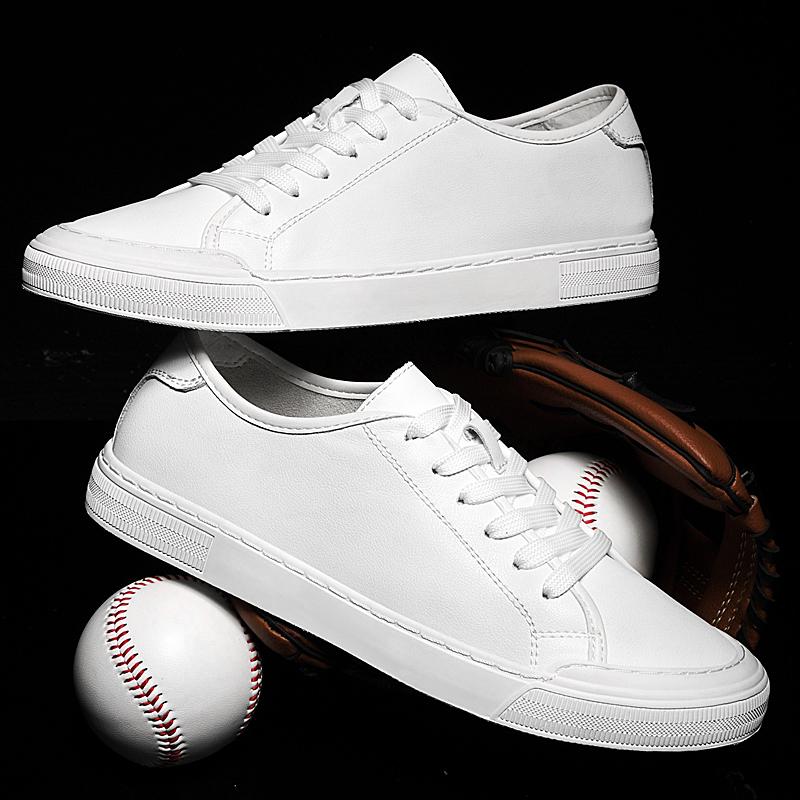 Fashion High Quality Mens Casual Shoes Luxury Real Leather Sneakers Leisure Walk Vulcanize Shoes Versatile Skateboard Footwear Trainers