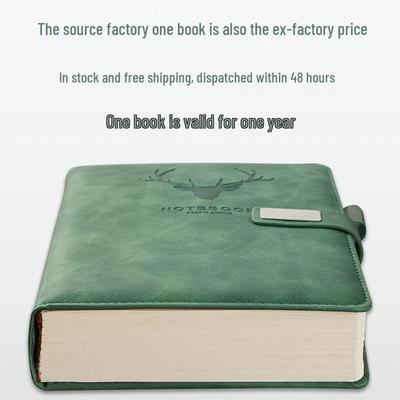 A5 Retro Deri Defter: İş Toplantıları ve Öğrenciler İçin Basit Kore Tarzı Günlük