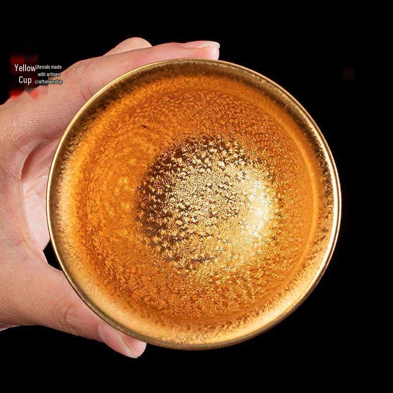 Tao Ding Xuan Kiln-fired Gilt Jianzhan Teacup