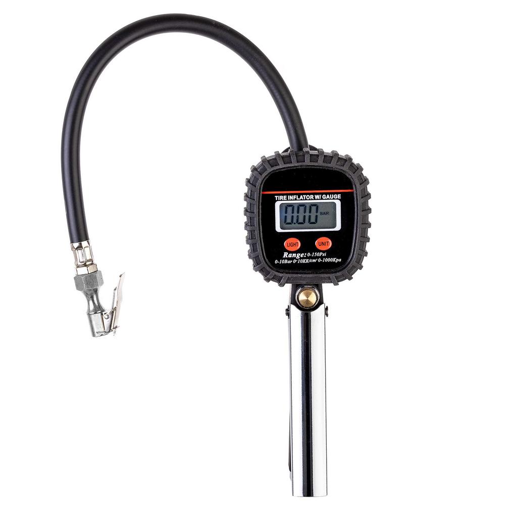 TIRE INFLATOR GUN WITH DIGITAL MANOMETER