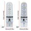 2x Telecomandă LED T10 W5W pentru becuri laterale auto 501 RGB cu schimbare de culoare