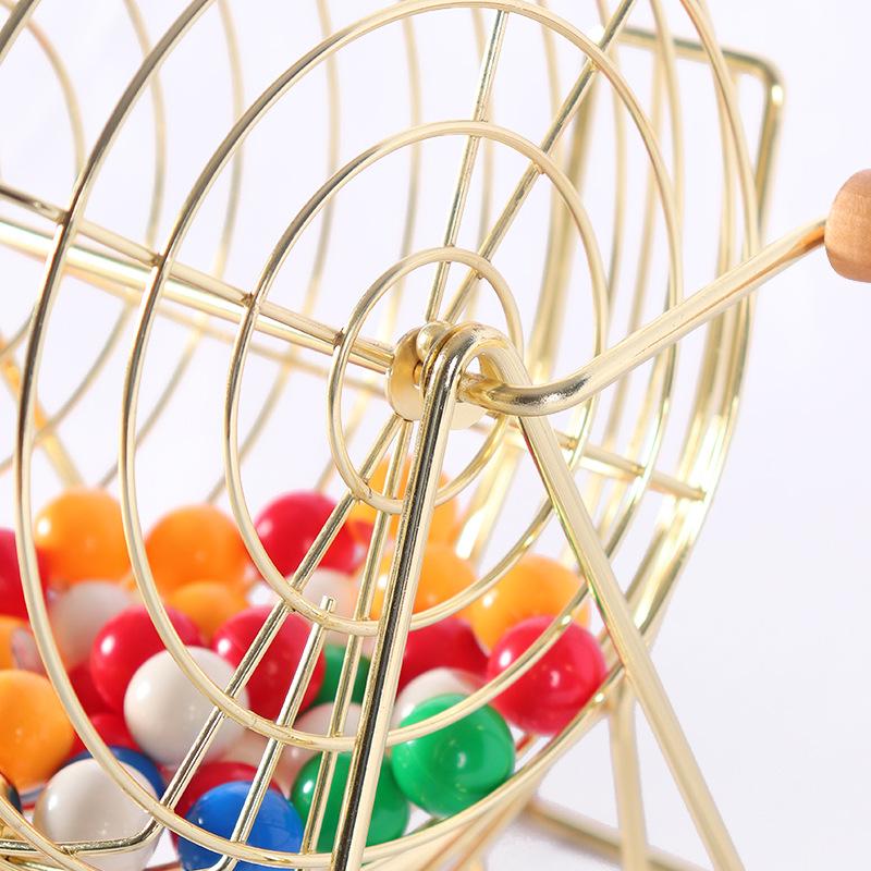 Mini Manuelle Bingo-Lotteriemaschine für Kinder oder Veranstaltungen