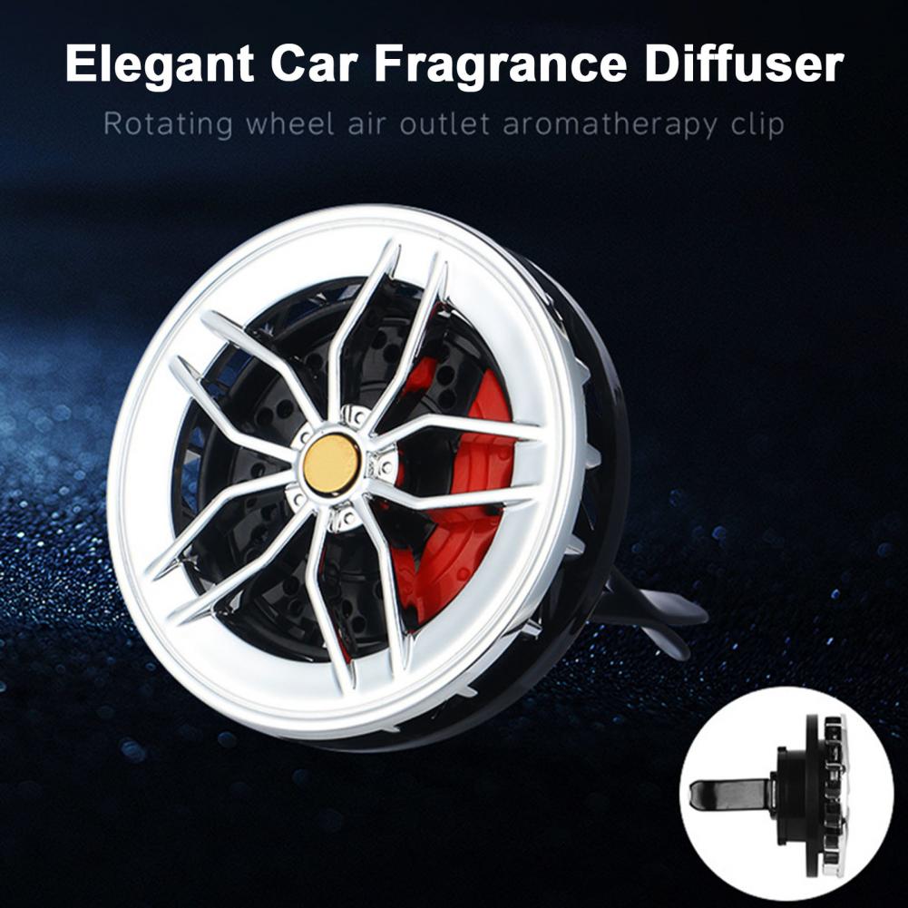 Car Aromatherapy Diffuser Dual Mode Car Air Freshener Hub-rotating Aromatherapy Diffuser For Automotive Perfume Fragrance