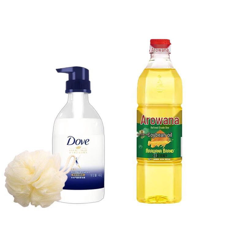 Dove Intensive Repair Shampoo & Soy Oil Bundle