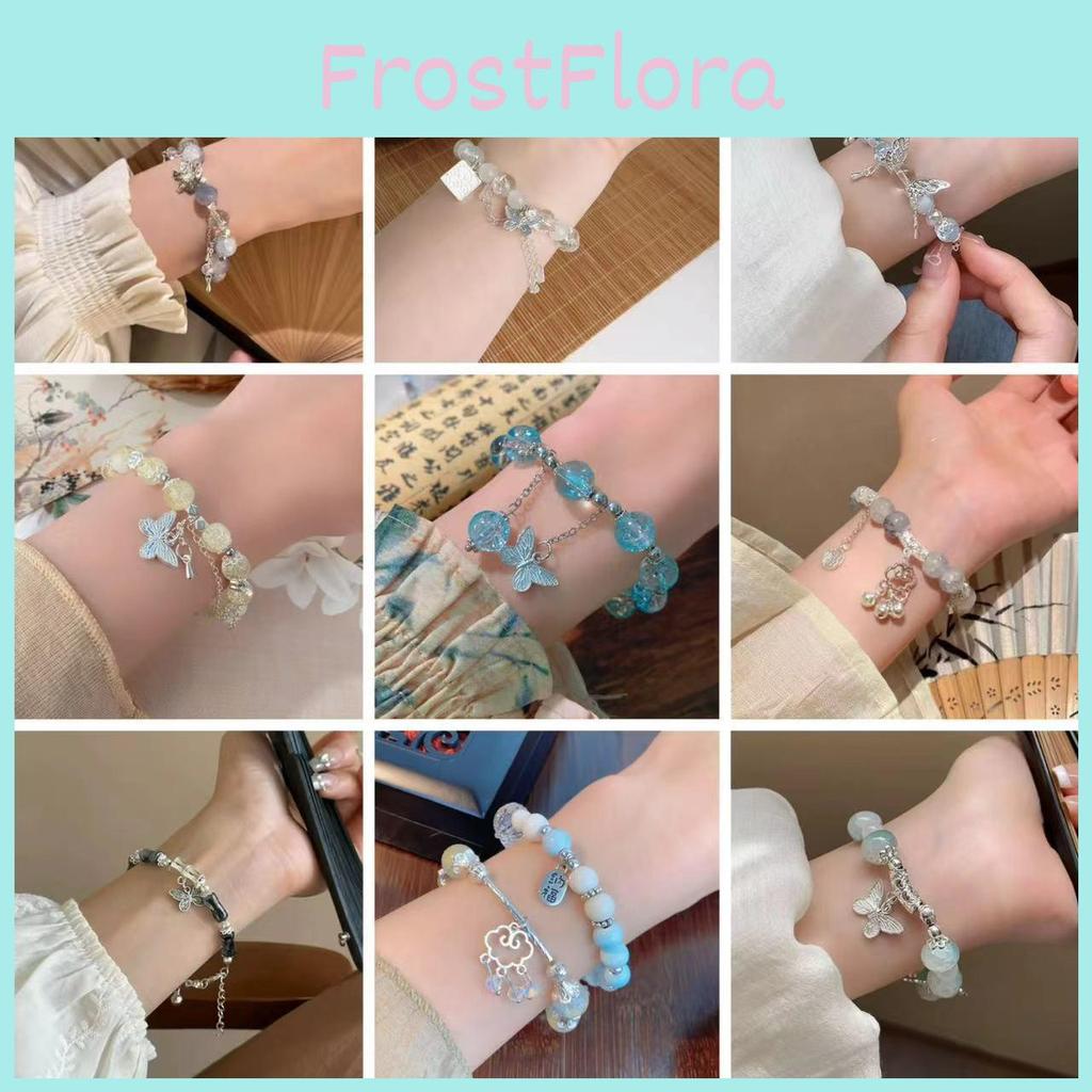 Alloy Exquisite Plated Butterfly And Ginkgo Leaf Bracelet Collection Summer