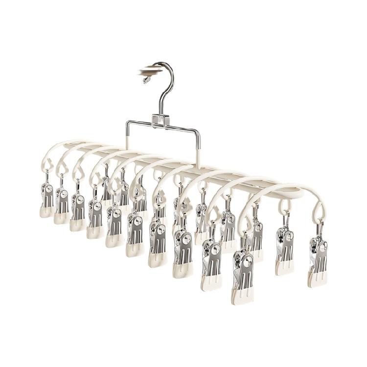 Multifunctional Stainless Steel Sock Organizers 20 Nonslip Clip For Home Travel Garment Care белый 930₽