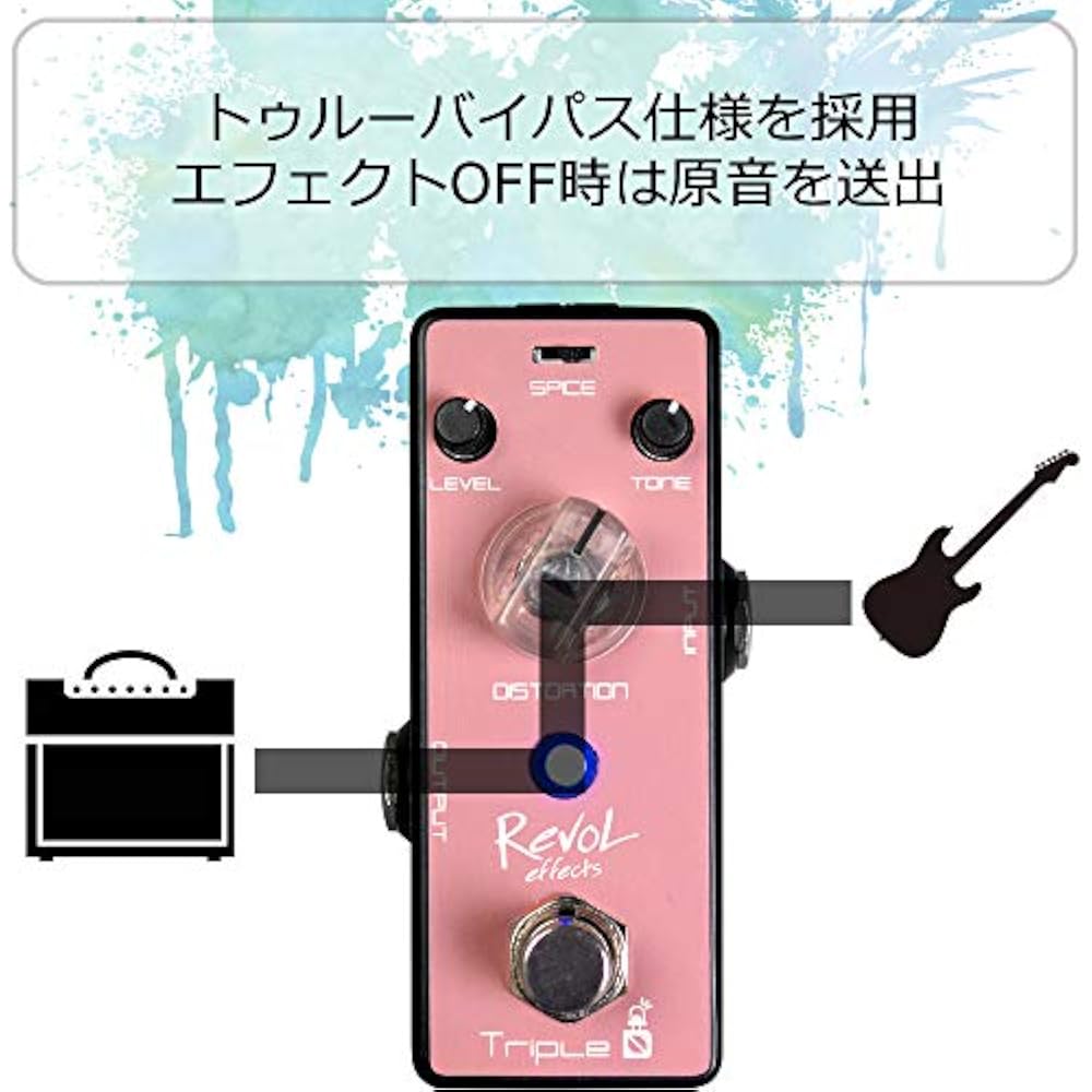 Revol Effects Effects Effector Distortion Triple D EDS-03