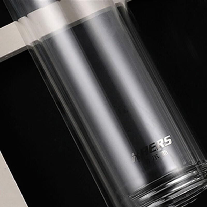 Haries 350mL Double-layer Glass Tea Bottle